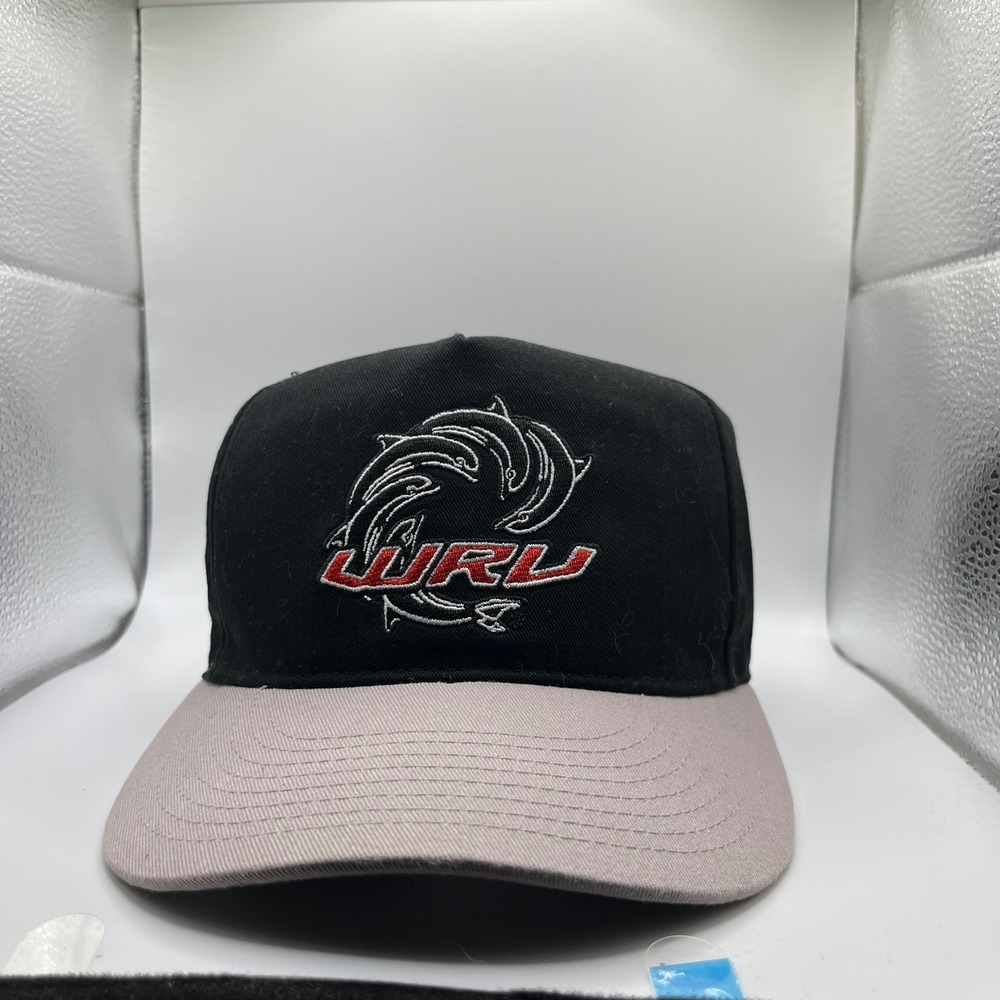 Vintage Surf More WRV Hat Mens Black Grey Wave Riding Vehicles Snapback Cap